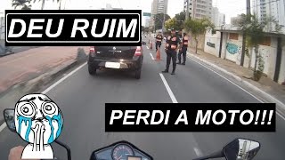 PERDI MINHA MOTO PARA POLÍCIA !!!