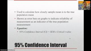 IB Calculating The Reliability of the Mean