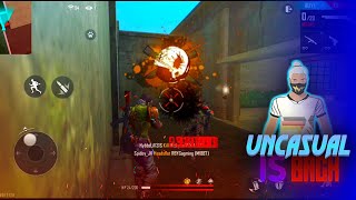 Free Fire Highlights - Overpower Shots By UnCasual Gaming In Redmi Note 8 || Only Red Numbers