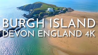 4K Burgh Island Hotel, Bigbury-on-Sea, Devon, England | Cinematic Drone Video | DJI Mini 3 Pro