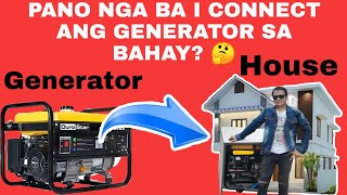 How to install Generator to house? Tagalog