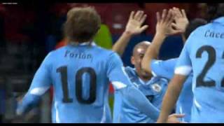 Diego Forlan Goal Uruaguay VS Germany 3rd Or 4th Place Tie South Africa World Cup