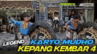 Kepang 4 Sakembaran || Jaranan KARYO MUDHO Live Rawa Makmur Palaran || PERMATA Audio