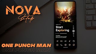 Nova Launcher Setup - 31 One Punch Man  (Custom Homescreen)