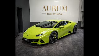 LAMBORGHINI HURACAN EVO Verde Scandal Walkaround by AURUM International