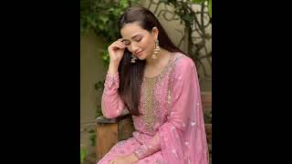 Pakistani actress in beautiful pink color latest video#sajalaly #yumnazaidi #sanajaved#mayaali#ayeza