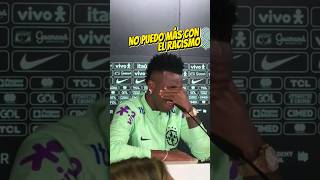 Vinicius llora en rueda de prensa