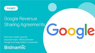 Why does Google have Revenue Sharing Agreements with adtech platforms?