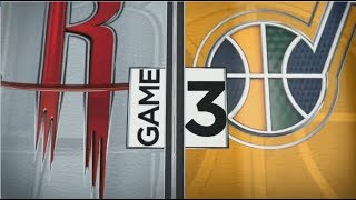 2019 NBA Western Conference Playoffs 1st Round - Rockets vs Jazz Game 3 ESPN Intro