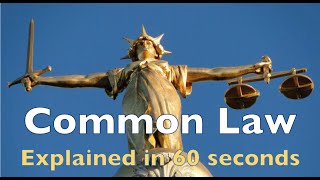 Common Law Explained in 60 seconds