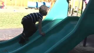 Kaleb on the Playground