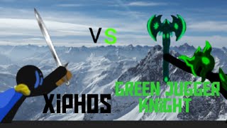 (dc2)stick war legacy swordrath King general vs Green Jugger knight