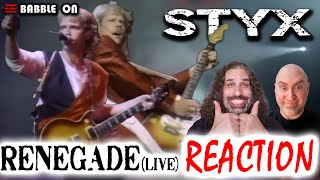 STYX - RENEGADE (Live) Reaction #classicrock #livemusicreaction #outlaw #rocklegends 🔥🔥🔥