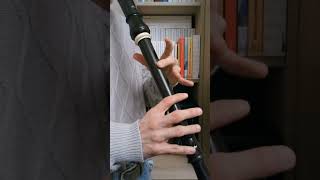 Veni creator spiritus tenor recorder #shorts