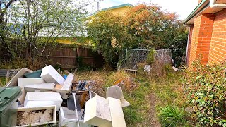 How does anyone LIVE here? (Junkyard Garden Transformation)!