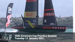 36th America's Cup Practice Racing - Tuesday 12 January, 2021