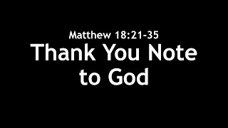 Matthew 18 Part Two