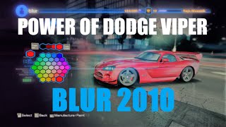 Power of Dodge Viper | Blur 2010 PC  | Gameplay#1 | Modern Hacks Gaming