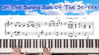 On the sunny side of the street / Jazz piano sheet music 재즈 피아노 악보/ Piano Cover 피아노 커버