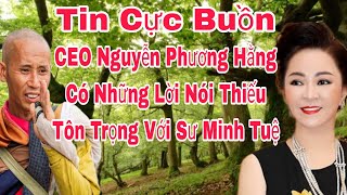 Tin Buồn CEO Nguyễn Phương Hằng Nói Những Lời Không Tốt Về Sư Minh Tuệ