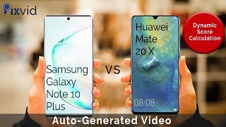 Samsung Galaxy Note 10 Plus vs Huawei Mate 20 X | BEAST OUT