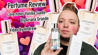 Ariana Grande Lovenotes Vanilla Suede perfume review by Andrew 27:09:2024