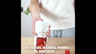 Part 1 USB Rechargeable Portable Wireless Juicer