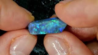 25.1 cts Rough Black Opal Parcel Rubs Lightning Ridge