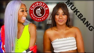 CHIPOTLE MUKBANG| FEAT. MONICASTYLE MUSE (MY SECRET IS REVEALED)