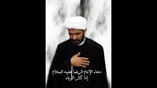 دعاء الامام الرضا عند الوباء / سماحة الشيخ حسن الخويلدي