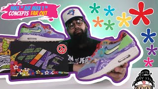 NIKE AIR MAX 1 CONCEPTS “FAR OUT” SNEAKER REVIEW