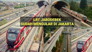 KEREN, LRT JABODEBEK BERJALAN MENGULAR DI LINTASAN