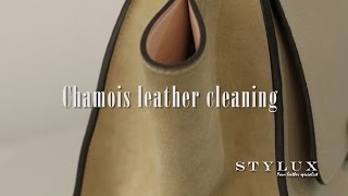 Chamois leather cleaning restoration