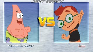 M.U.G.E.N BATTLES | Patrick Star vs Leo | SpongeBob SquarePants vs Disney's Little Einsteins