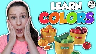 Learn Colors, Fruits and Vegetables with Ms Rachel | Toddler Learning Video | Speech | Educational