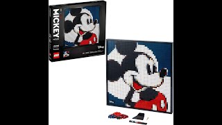 LEGO Art Disney’s Mickey Mouse 31202 Creative Wall Decor for Adults