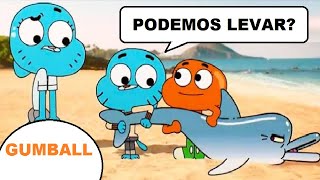 GUMBALL E A TROCA DE LANCHE -  Gibis Narrados