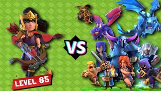 Can the Archer Queen Take on ALL Troops | Clash of Clans