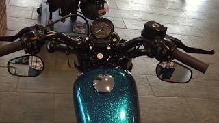 2016 Harley Davidson XL1200X Forty Eight Hard Candy Cancun Blue Flake