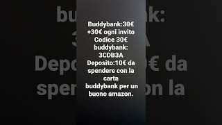 #buddybank #bonus #30euro