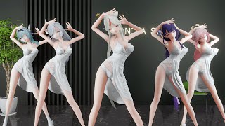 MMD Genshin Impact | Raiden x Yae Miko x Eula x Shenhe x Ningguang - ITZY - LOCO | Nincha Studio