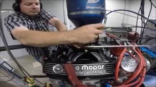 Mopar 340 W2 stroker 570 HP Dyno Session