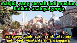 HAGIA SOPHIA/AYA SOFYA,MASJID BEKAS GEREJA,Keindahan taman dan pelataran#hagiasophia#turki#ayasofya