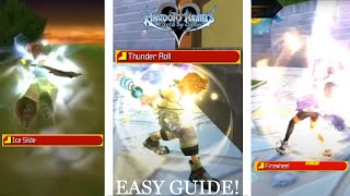 How to Easily Meld ALL Action Commands - Kingdom Hearts Birth By Sleep