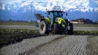 NEW Claas axion 850 + ER.MO pentavomere ARATURA