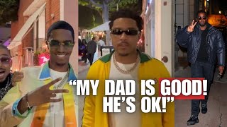 DIDDY's Son (King Combs), Says His Dad is GOOD!