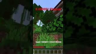 Rarest Minecraft Seed #shorts #minecraft