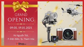 VJShop khai trương cửa hàng thứ 12 tại Thanh Hóa, Fujifilm,Sony và iphone/ipad giảm giá lớn| VJShop