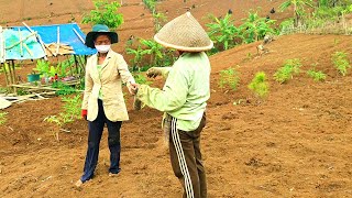 Suasana kehidupan sehari-hari di kampung pegunungan Cilacap