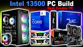 🔥Best Intel PC Build 2023🔥Intel Core i5 13500, Intel ARC A750 @KshitijKumar1990